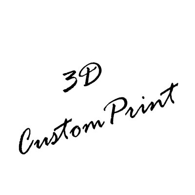 Custom Design And 3D Printing Service.