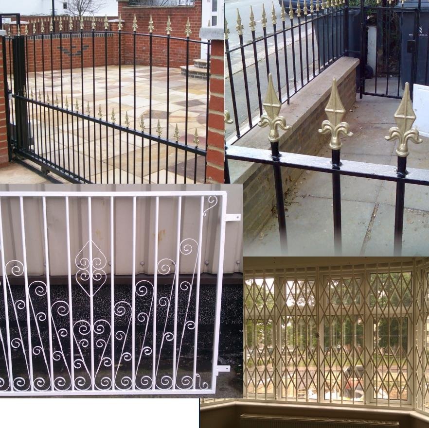 'Manufacturers and Fitters of Concertina Gates, Railings, Grilles & much more'