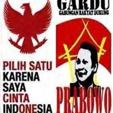 garduprabowosum's profile picture. Gardu Prabowo (Gabungan Rakyat Dukung Prabowo) @prabowo08 Presidenku, @gerindra Partaiku, Gardu Prabowo di hatiku. #SalamIndonesiaRaya