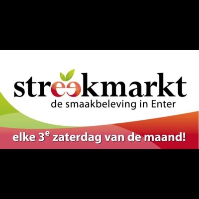 Streekmarkt Enter is een maandelijkse terug kerende markt, op elke derde zaterdag v/d maand, in hartje centrum.