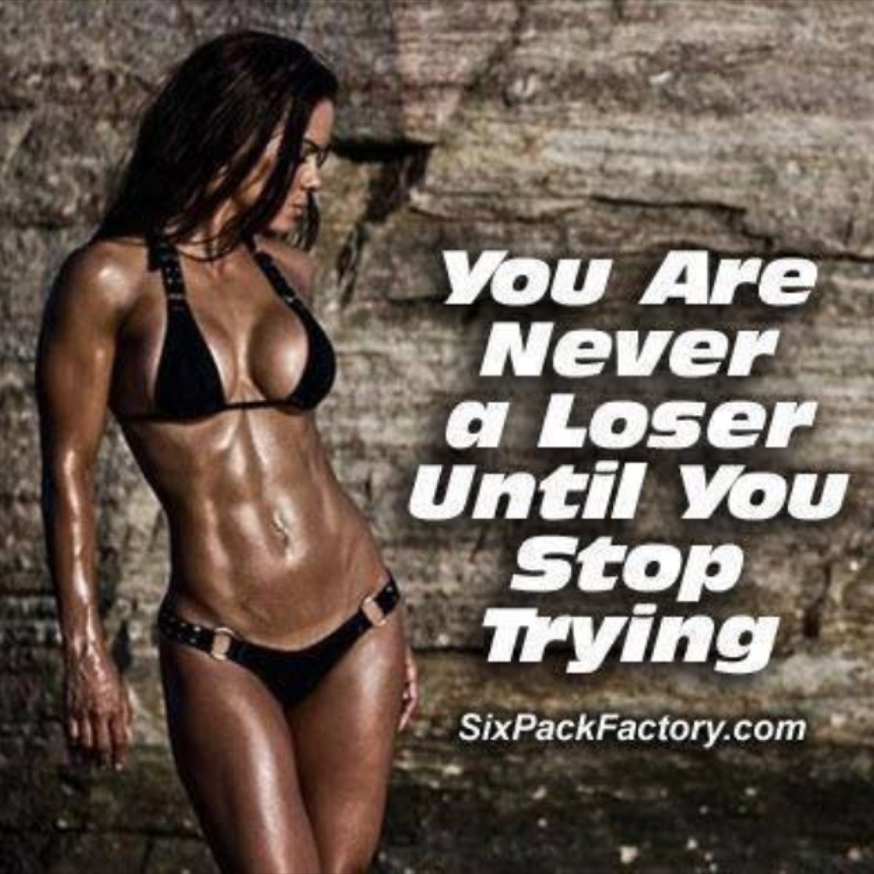Never give up