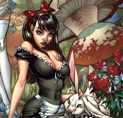 I'm not like my mother {lie}. I'm completely fine {lie}. Completely sane {lie}. Keep Wonderland away from me.