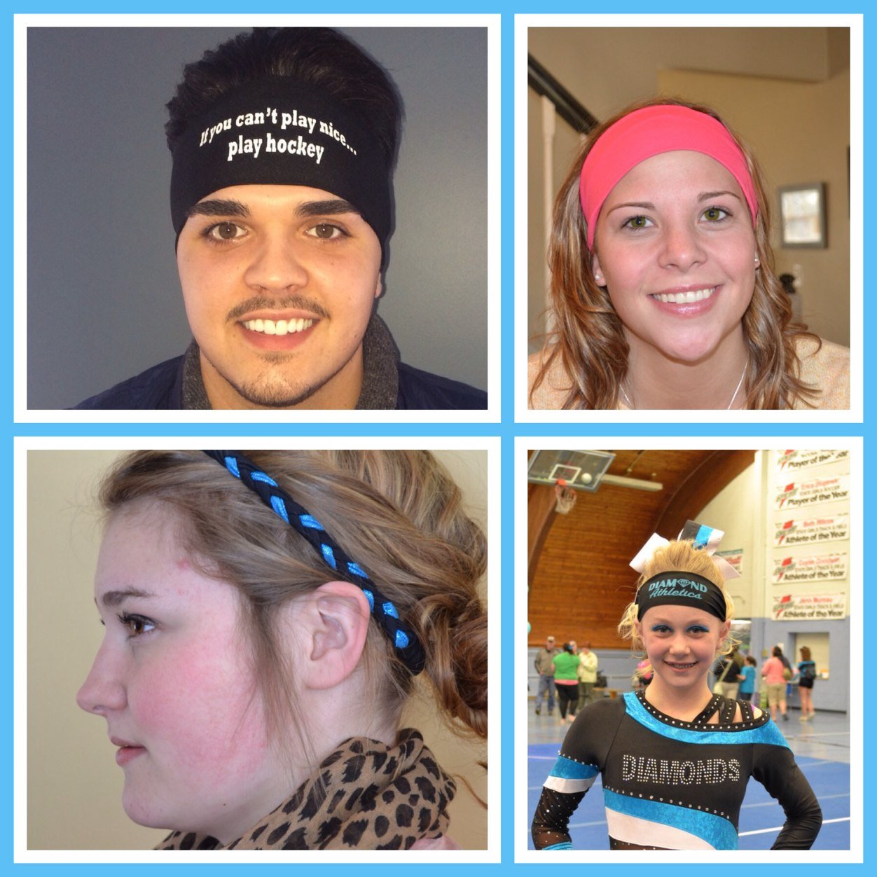 Family business that focuses on the latest sport fashions.Bold,Beautiful,Custom,Headbands! http://t.co/7VtIctWLPi