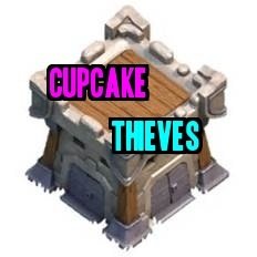 ! WARNING ! NO CUPCAKES ARE SAFE! This is the official Cupcake Thieves Clan.
Requirements: TH6, LVL3 Archers, Activity, Trophy Base.