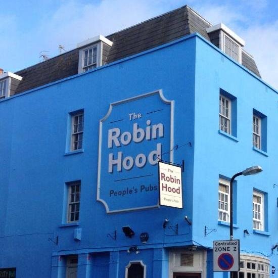 The Robin Hood pub in Brighton. We are a friendly, cosy, bohemian community pub.