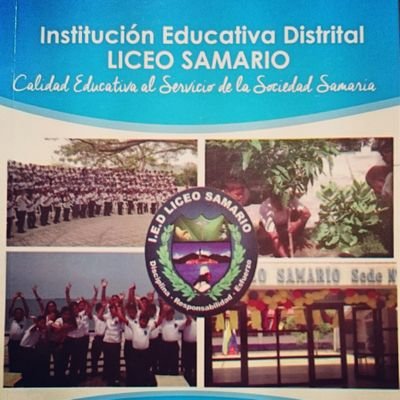 IEDLiceoSamario's profile picture. Cuenta Oficial De La IED Liceo Samario...                   Calidad Educativa Al Servicio De La Sociedad Samaria

instagram: IEDLiceoSamario