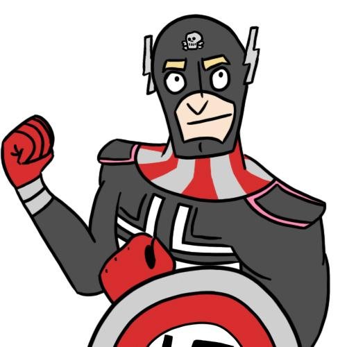 free follow from @hailbuchanan. Steve Rogers for the Führer, hail Captain America!