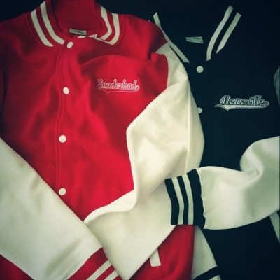 Premium sports apparel in your team colours. New lines coming soon. Current stock is the classic letterman popper jacket.