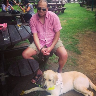 Hi, my name is Ulric and I'm a Guide Dog. Here, I am going to share all of my adventures with my owner Dean.