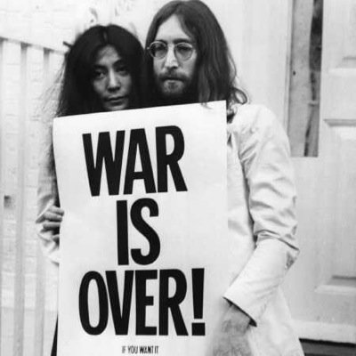 Revolution means change, change your mind, educate yourself. And remember to give peace a chance.