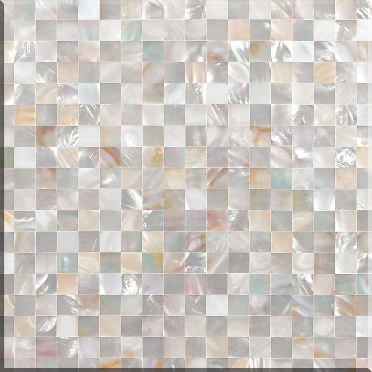 On the way to let more people know mother of pear shell mosaic tiles and shell arts crafts