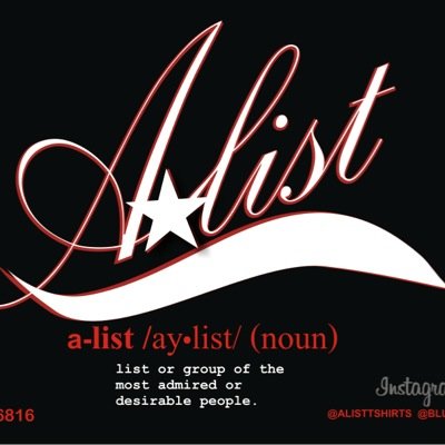 A-List is a clothing line for everyone so get your A-List clothing today. Be on the A-List. With the hot fashion.
