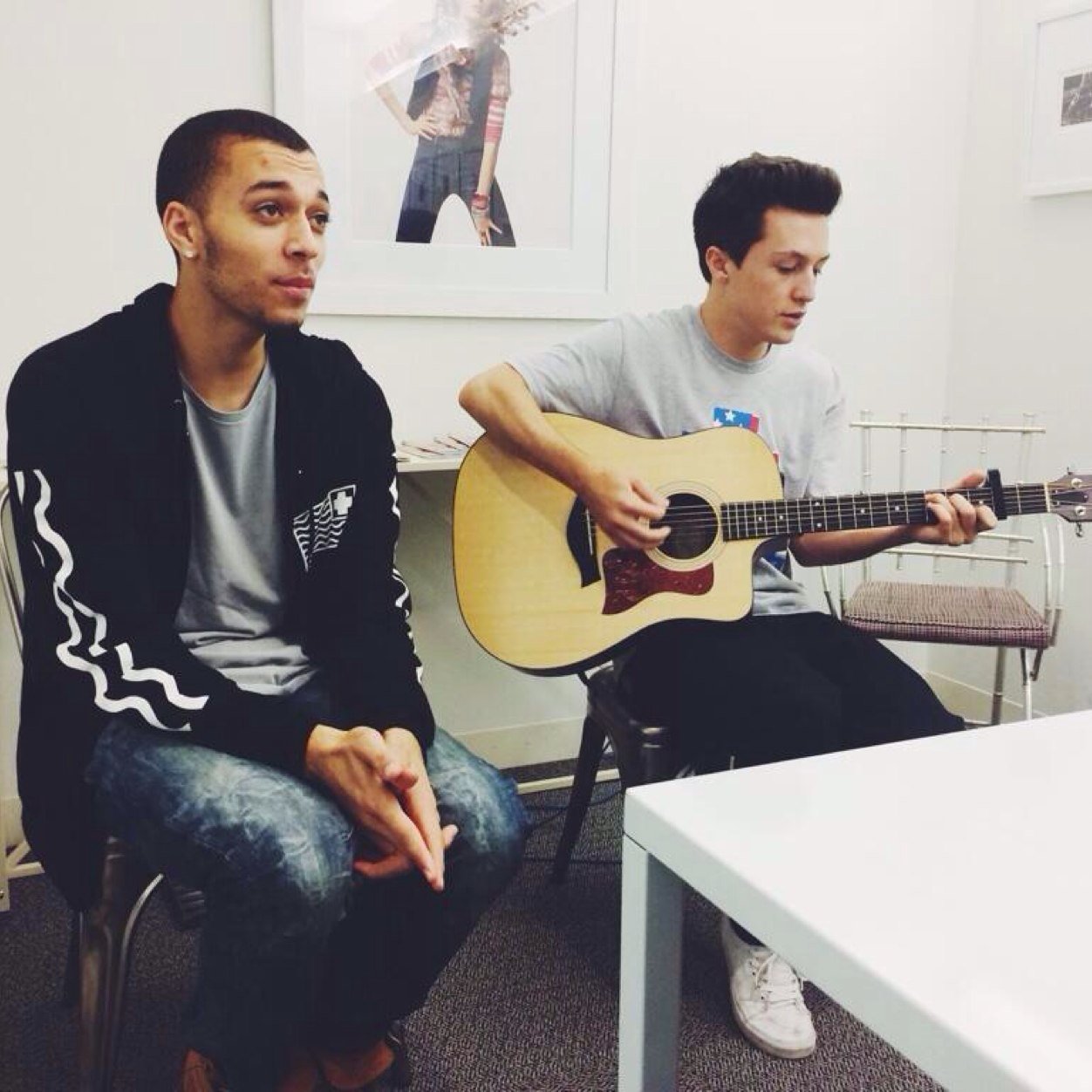 2 boys, 1 dream. ❤️#KAMFAMstreetteam