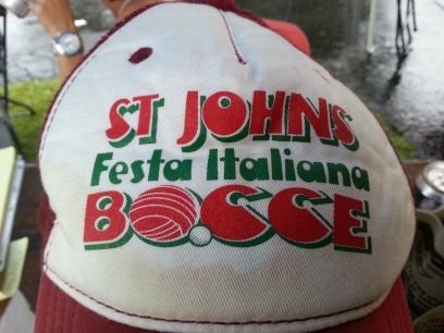 Russell Weeks Bocce Tournament at the Festa Italiana,. St Johns Church - Olean, N.Y.