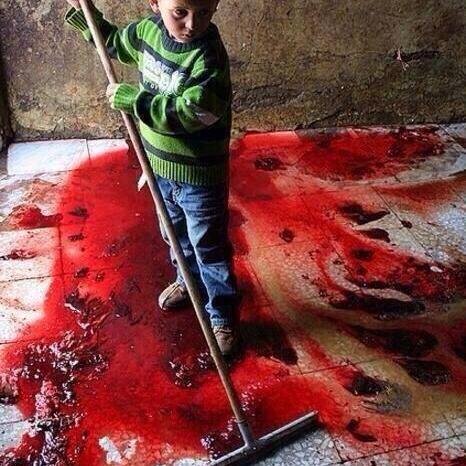 ‏ينبغي أن نصمت حين ينام الأطفال ...لا حين يقتلون