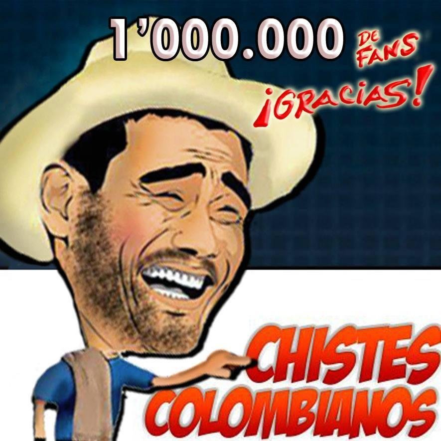 Chistes Colombianos es una red social de humor Colombiana. 
Acá te podrás divertir con nuestros contenidos y sonreirás con nosotros. 
¡Síguenos! Cuenta Oficial.