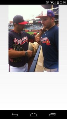 Atlanta braves fan till I die I'm 18 senior in highschool athletic and single