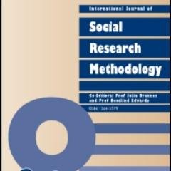 The International Journal of Social Research Methodology is an interdisciplinary forum for the discussion of social research methodology.