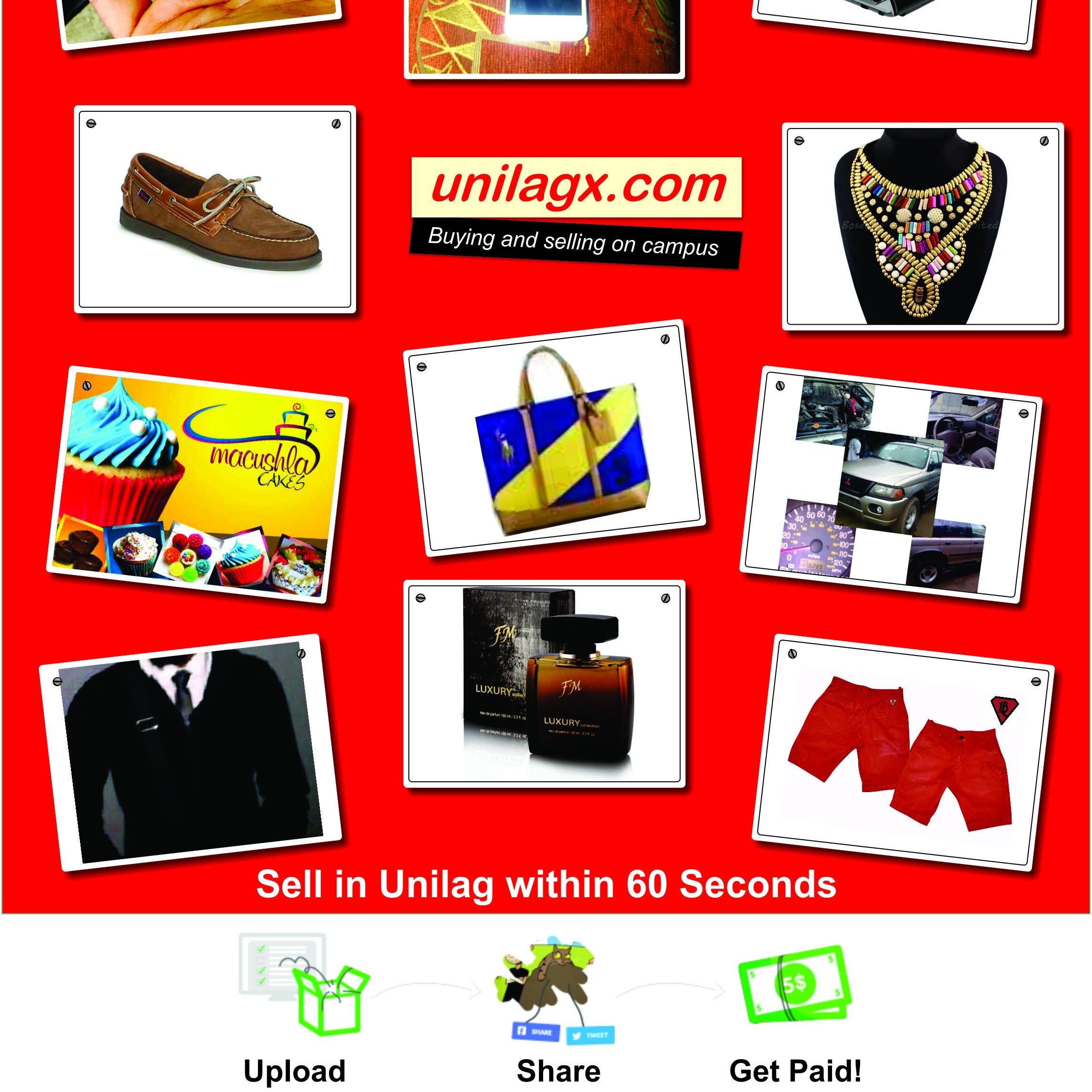 #UnilagX - No.1 Online Marketplace in UNILAG&Akoka in Lagos,Nigeria. »Sell&Buy easily | Info » http://t.co/utdlMVYqqU | Facebook » http://t.co/tQBQDV5jEZ