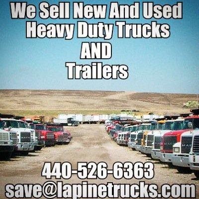 Heavy Duty Trucks & Trailers. Dump Trucks, Lowboy Trailers, Dump Trailers, Roll Off Trucks, Daycabs, Cement Mixer **Follow us on Instagram @Lapinetrucksales**