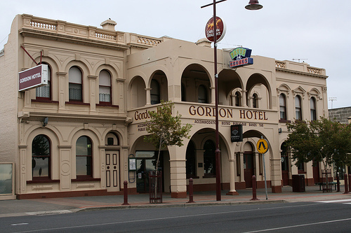 The Gordon Hotel was established in 1842 as the Commercial Hotel and is still trading under the oldest continuous license issued in Victoria.