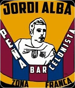 PBjordialbaZF's profile picture. Twitter oficial de la primera Penya Barcelonista Jordi Alba Zona Franca