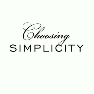 My book Choosing Simplicity focuses upon making decisions according to one's priorities w/a lot of great quotes, thoughts, & actions. A true believer in Christ.