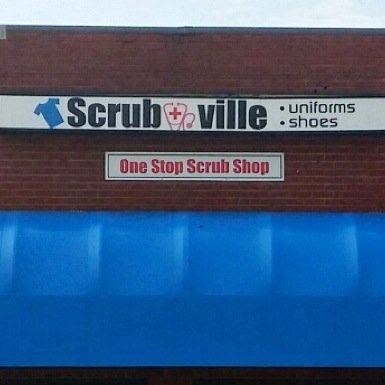 Scrub-ville is located at 821 Hwy 12 W, Starkville. We offer name brand scrubs and medical accessories by brands you know and trust.