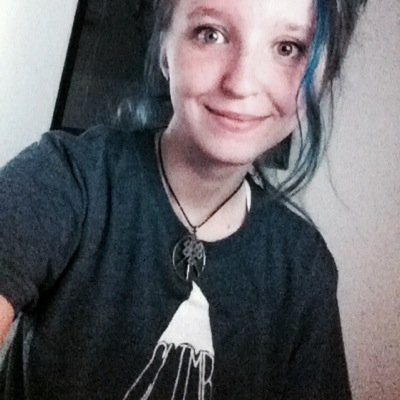 I work at a candy store and have blue hair. What else could I ask for in life?