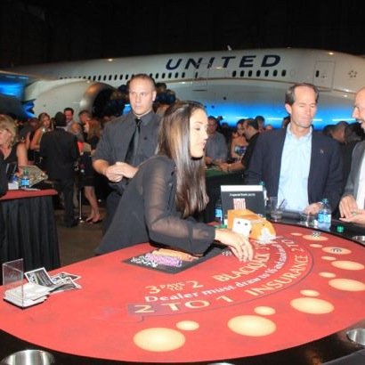 Have a Vegas night in Chicago. Perfect for corporate functions, fundraisers, conventions, wedding and any private events.