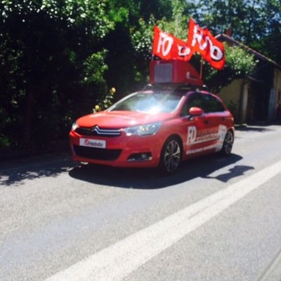 Tour de France pour la caravane publicitaire de FO  en 2017