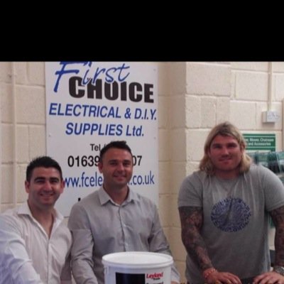 First Choice Electrical And Diy Supplies
01639 898007
Andrew@fcesupplies.co.uk