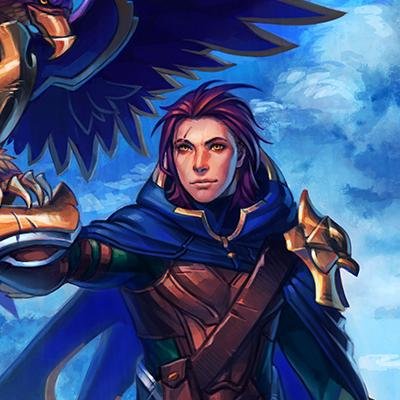 Demacia's Wings, Honorary Woad Scout. I'll hold Demacia's glory. {Genderbent Quinn}