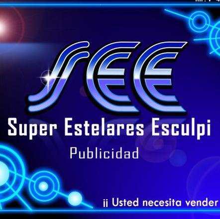 Publicidad Super Estelares Esculpi, es una Agencia de publicidad, dirigida a Radio, Prensa, Cine, y TV, medios impresos y, publicidad exterior.0416 - 9260469