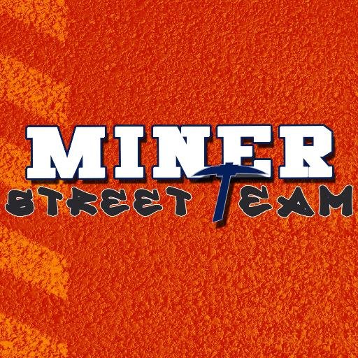 The Miner Street Team is @UTEPAthletics' official mobile marketing and promotions effort.