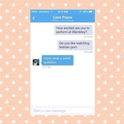 one direction dms feel free to tweet me yours
