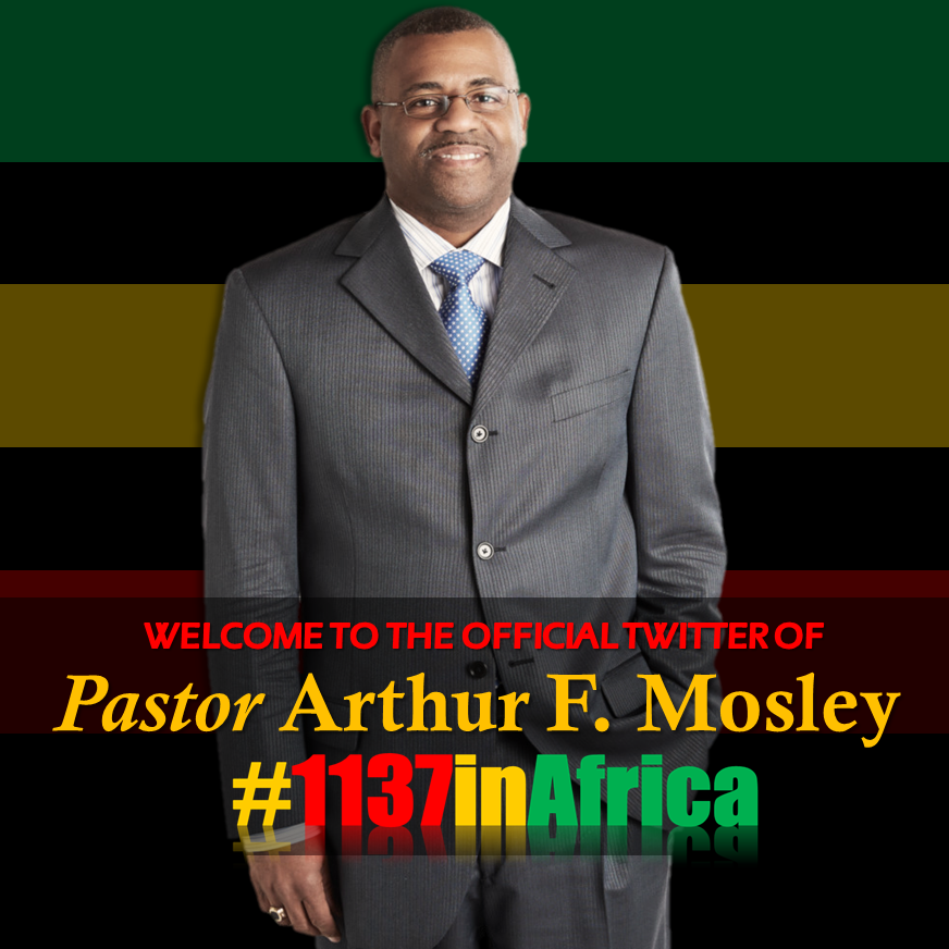 Welcome to the official Twitter page for Pastor Arthur F. Mosley. Stay connected!!