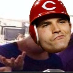 I like track, baseball, baseball boys, and the Reds. I touched Aroldis Chapman's booty.