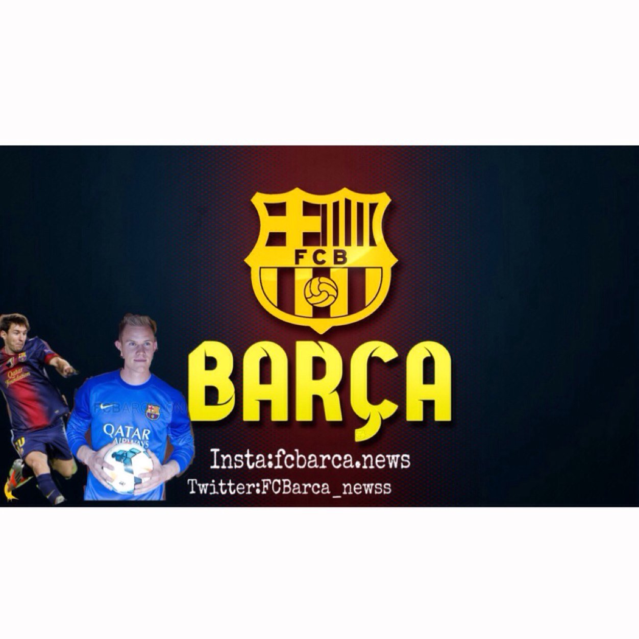 FCBarca_newss's profile picture. ‏‏كل شيء تريده عن نادي برشلونة تجده هنا 
 اهداف 
 ⚽️تغطية للمباريات
أخبار
 معنا انت في قلب الحدث الانستقرام ↓↓↓↓↓