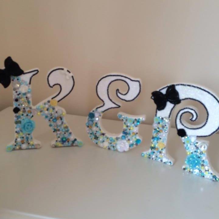 If you love shimmer and sparkle then we are the account you MUST follow. My handcrafted plaques, letters and crafts can be personalised to suit your style.
