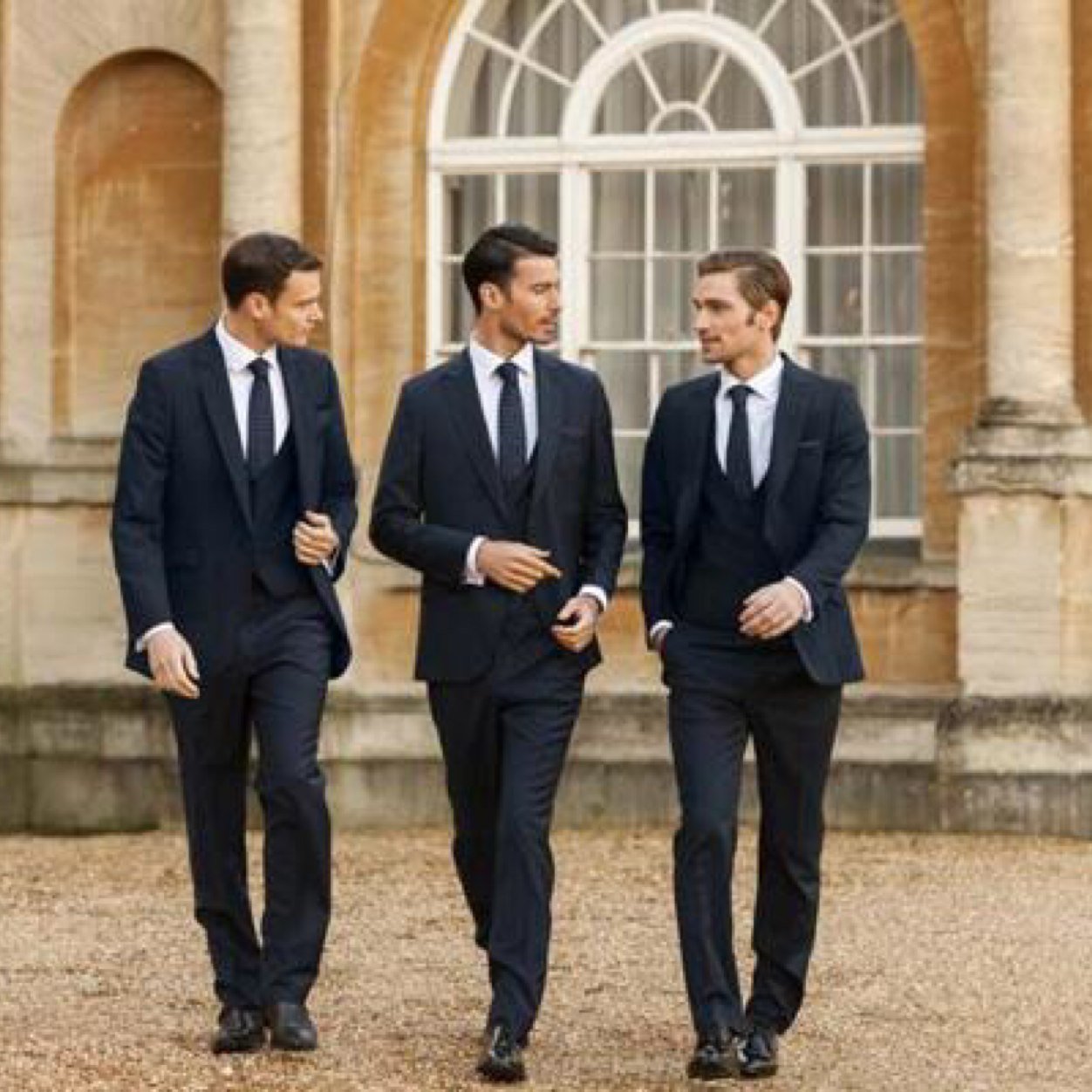 Sleek, sophistacted, menswear hire, slim fit suits, black Tie, Tails, Prince Edward and Highland Wear all available to hire from Ewell