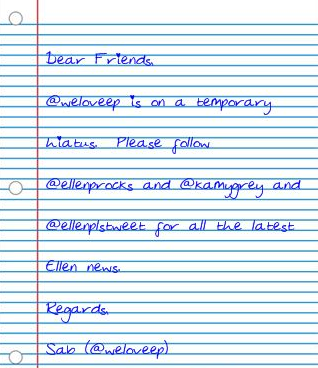 We are taking a twitter break.  We will be back. Eventually.