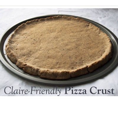 I'm on a quest to bring the Claire-Friendly (Grain & Soy Free, Vegan) Pizza Crust to people who have gone too long without pizza.