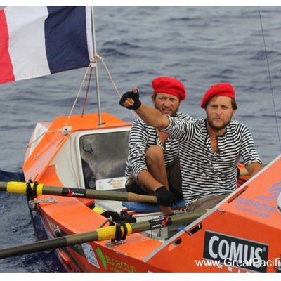 Team CC4Pacific, French Ocean Rowers, Great Pacific race 2014, Pair Boat