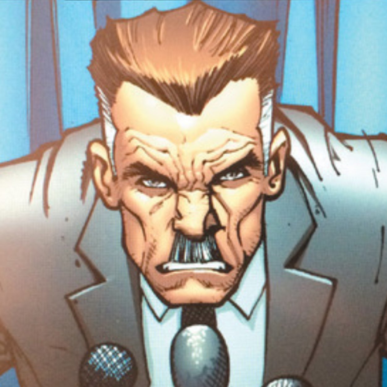 J. Jonah Jameson, publisher of the Daily Bugle. Wanna know anything else? No? Then SCRAM!