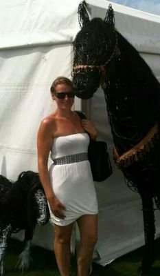 Mum of two children and my gorgeous horse Echo.