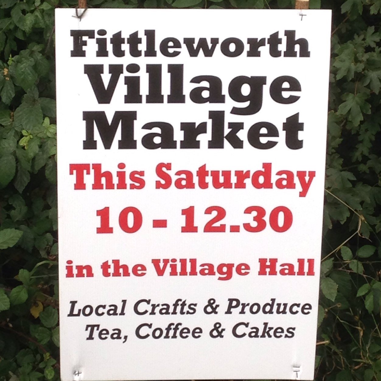 Fittleworth village Christmas market 29 November 2014, local produce, arts & crafts & refreshments too