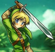 Hey! I'm Fem Link! My name is Linka, I live in the Kokiri forest and chiz like that... My best friend is @panpourwater