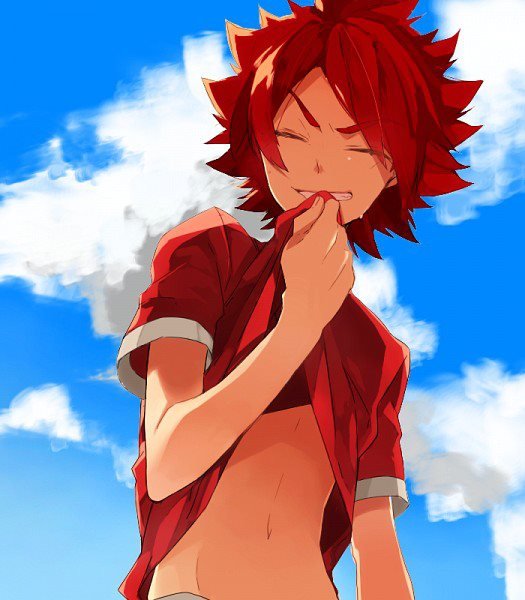 Nagumo Haruya / Torch / Delantero de fuego / Ex-capitán del Prominence, Caos / Ex- delantero de Dragones de Fuego / Gazelle es mío y me lo tiro cuando quiero /