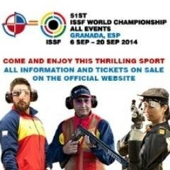 The ISSF World Championship 2014 will take place in the Specialized High Performance Centre Juan Carlos I Las Gabias, in Granada (Spain), 6 to 20 sept.